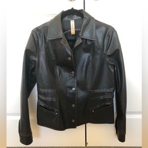 Faux Leather Jacket